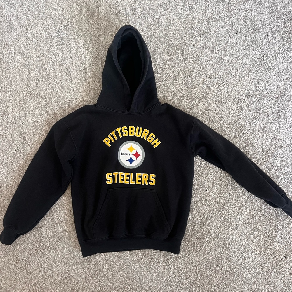 NFL Team Steelers Apparel Black Fleece hoodie